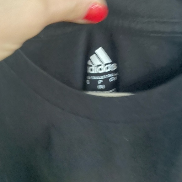 Adidas Boys Size Small Muscle Tank Top Black Logo - Picture 6 of 7